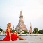 Widok na Wat Arun