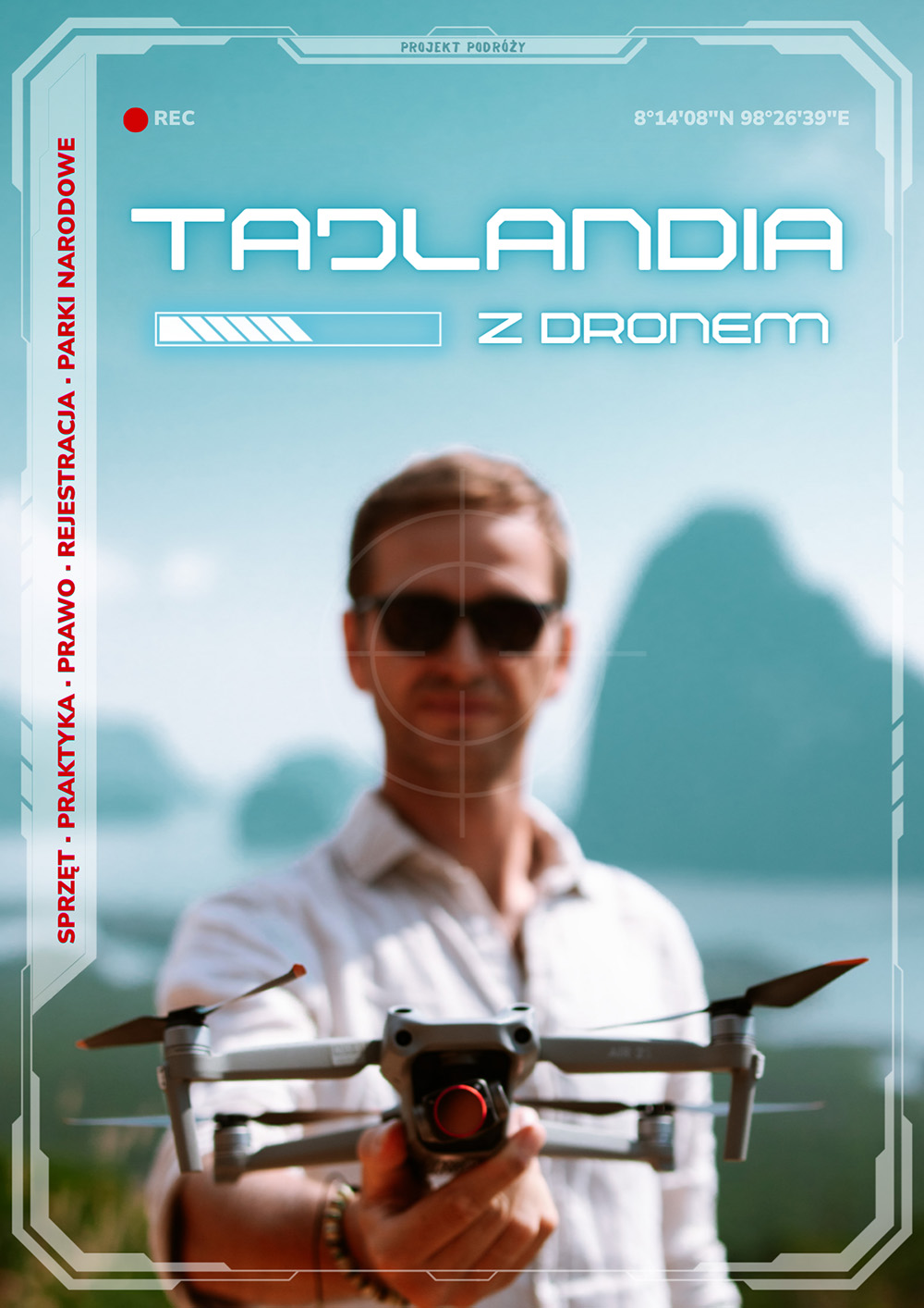 Tajlandia z Dronem - okładka ebooka