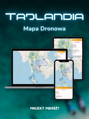 Mapa Dronowa Tajlandii