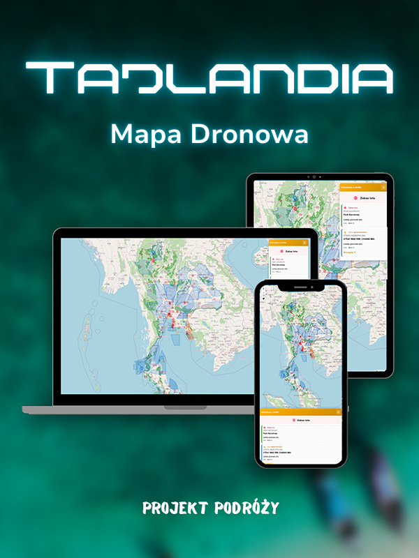 Mapa Dronowa Tajlandii